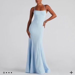 Light Blue Event Dress